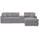  Manufacturer Color_Granite -- Modmax 92104S40 4 pc Sectional with Chaise and Storage Console IMAGE 2