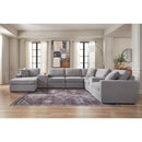  Manufacturer Color_Granite -- Modmax 92104S43 8 pc Sectional with Chaise and Storage Consoles IMAGE 2