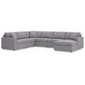  Manufacturer Color_Granite -- Modmax 92104S46 6 pc Sectional with Chaise IMAGE 1