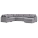  Manufacturer Color_Granite -- Modmax 92104S46 6 pc Sectional with Chaise IMAGE 1