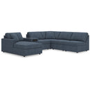  Manufacturer Color_Ink -- Modmax 92121S24 6 pc Sectional with Chaise and Audio Console IMAGE 1