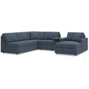  Manufacturer Color_Ink -- Modmax 92121S25 6 pc Sectional with Chaise and Audio Console IMAGE 1