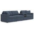  Manufacturer Color_Ink -- Modmax 92121S28 4 pc Sectional with Audio Console IMAGE 1