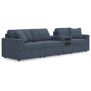  Manufacturer Color_Ink -- Modmax 92121S28 4 pc Sectional with Audio Console IMAGE 1