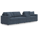  Manufacturer Color_Ink -- Modmax 92121S29 4 pc Sectional with Storage Console IMAGE 1