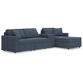  Manufacturer Color_Ink -- Modmax 92121S40 4 pc Sectional with Chaise and Storage Console IMAGE 1