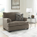  Manufacturer Color_Nutmeg -- Stonemeade 59505U2 Oversized Chair and Ottoman IMAGE 2