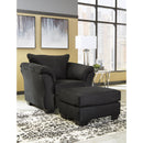  Manufacturer Color_Black -- Darcy 75008U3 Chair and Ottoman IMAGE 1
