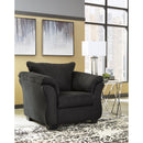  Manufacturer Color_Black -- Darcy 75008U3 Chair and Ottoman IMAGE 2