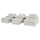  Manufacturer Color_Oyster -- Modmax 92103S49 5 pc Double Chaise with Audio Consoles IMAGE 1