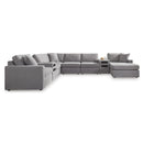  Manufacturer Color_Granite -- Modmax 92104S48 8 pc Sectional with Audio System and Chaise IMAGE 1