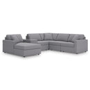  Manufacturer Color_Granite -- Modmax 92104S52 6 pc Sectional with Chaise IMAGE 1