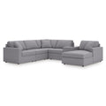  Manufacturer Color_Granite -- Modmax 92104S53 6 pc Sectional with Chaise IMAGE 1