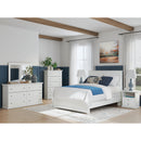  Size_Queen -- Bostwick Shoals B139B43 Queen Panel Bed IMAGE 9