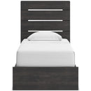 Size_Twin -- Hollivern PCB2108B17 Twin Panel Storage Bed IMAGE 3