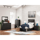  Size_Twin -- Hollivern PCB2108B18 Twin Panel Bed with Storage IMAGE 10