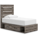  Size_Twin -- Graystorm PCB2405B18 Twin Panel Storage Bed IMAGE 1