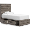  Size_Twin -- Graystorm PCB2405B18 Twin Panel Storage Bed IMAGE 2