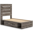  Size_Twin -- Graystorm PCB2405B18 Twin Panel Storage Bed IMAGE 7