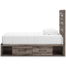  Size_Twin -- Graystorm PCB2405B19 Twin Panel Bed with Storage IMAGE 5