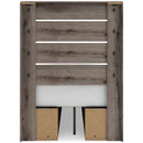  Size_Twin -- Graystorm PCB2405B19 Twin Panel Bed with Storage IMAGE 6