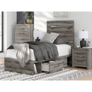  Size_Twin -- Graystorm PCB2405B19 Twin Panel Bed with Storage IMAGE 9
