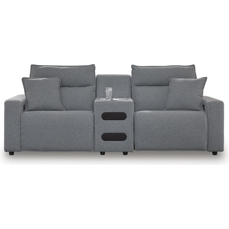  Manufacturer Color_Salt and Pepper -- Signature Design by Ashley ModMax II Power Reclining Fabric 3 pc Sectional IMAGE 1