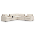  Manufacturer Color_Oyster -- Modmax 92103S69 7 pc Balanced Sectional with Audio and Storage Consoles IMAGE 1