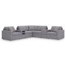  Manufacturer Color_Granite -- Modmax 92104S69 7 pc Balanced Sectional with Audio and Storage Consoles IMAGE 1