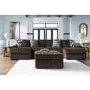  Manufacturer Color_Chocolate -- Midnight-Madness 9810408 Oversized Accent Ottoman IMAGE 5