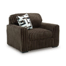  Manufacturer Color_Chocolate -- Midnight-Madness 9810423 Chair and a Half IMAGE 1