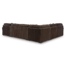  Manufacturer Color_Chocolate -- Midnight-Madness 98104S3 4 pc Sectional with Chaise IMAGE 2