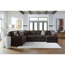 Manufacturer Color_Chocolate -- Midnight-Madness 98104S3 4 pc Sectional with Chaise IMAGE 3