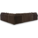  Manufacturer Color_Chocolate -- Midnight-Madness 98104S4 4 pc Sectional with Chaise IMAGE 2