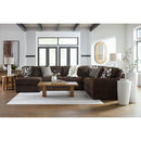  Manufacturer Color_Chocolate -- Midnight-Madness 98104S4 4 pc Sectional with Chaise IMAGE 4