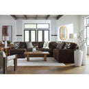  Manufacturer Color_Chocolate -- Midnight-Madness 98104S4 4 pc Sectional with Chaise IMAGE 5