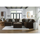  Manufacturer Color_Chocolate -- Midnight-Madness 98104S4 4 pc Sectional with Chaise IMAGE 6