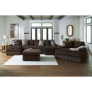  Manufacturer Color_Chocolate -- Midnight-Madness 98104S5 3 pc Sectional with Chaise IMAGE 7