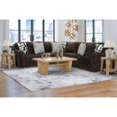 Manufacturer Color_Chocolate -- Midnight-Madness 98104S6 3 pc Sectional IMAGE 2