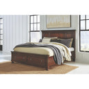  Size_King -- Porter B697B44 King Panel Storage Bed IMAGE 2