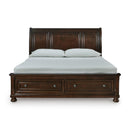  Size_King -- Porter B697B45 King Sleigh Storage Bed IMAGE 2