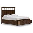  Size_King -- Taffenbrook B849B4 King Panel Storage Bed IMAGE 2
