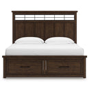  Size_California King -- Taffenbrook B849B5 California King Panel Storage Bed IMAGE 3