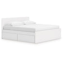  Size_King -- Onita EB9630B21 King Panel Platform Bed with 2 Side Storage IMAGE 1