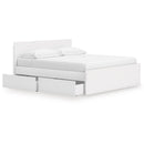  Size_King -- Onita EB9630B21 King Panel Platform Bed with 2 Side Storage IMAGE 2