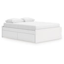  Size_Queen -- Onita EB9630B22 Queen Platform Bed with 1 Side Storage IMAGE 1