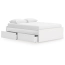  Size_Queen -- Onita EB9630B22 Queen Platform Bed with 1 Side Storage IMAGE 2