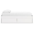  Size_Queen -- Onita EB9630B22 Queen Platform Bed with 1 Side Storage IMAGE 4