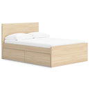  Size_Full -- Onita EB9632B11 Full Panel Platform Bed with 1 Side Storage IMAGE 1