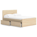  Size_Full -- Onita EB9632B11 Full Panel Platform Bed with 1 Side Storage IMAGE 2